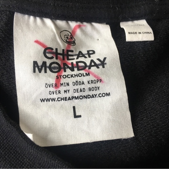 Cheap Monday Stockholm Astral Cutout Knit Dress Black Large - Picture 5 of 8